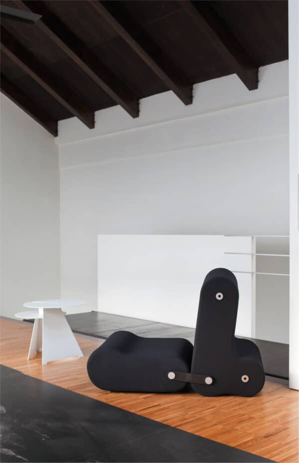 Multichair B-Line / Fauteuil design transformable Noir B-Line (ref. 10368)