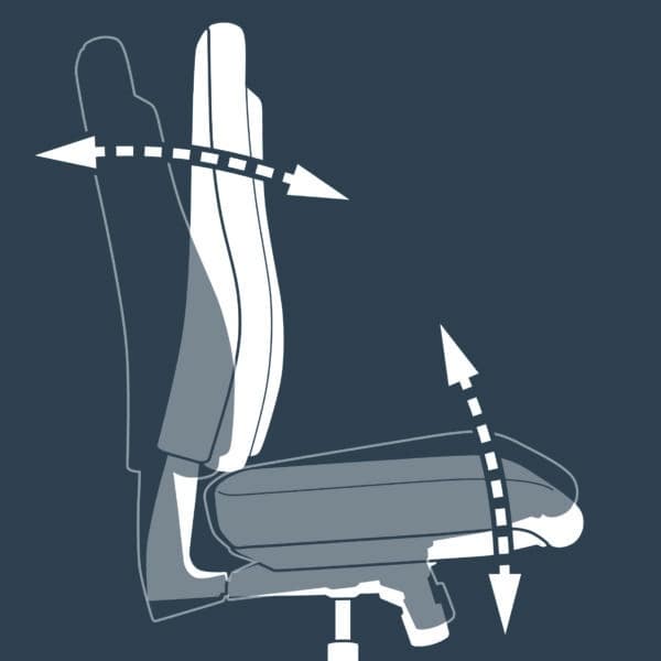 X-pander / Fauteuil de bureau avec accoudoirs Topstar (ref. 10672i)