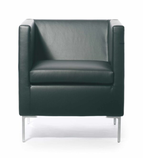 Downtown / Fauteuil en cuir Rossin (ref. 11625)