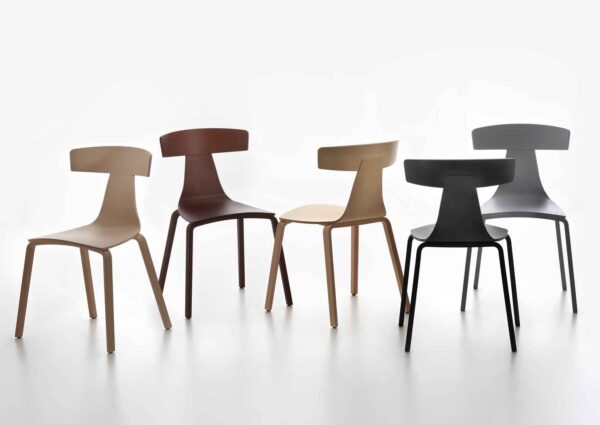 Remo Wood / Chaise en bois design Plank (ref. 16597i)
