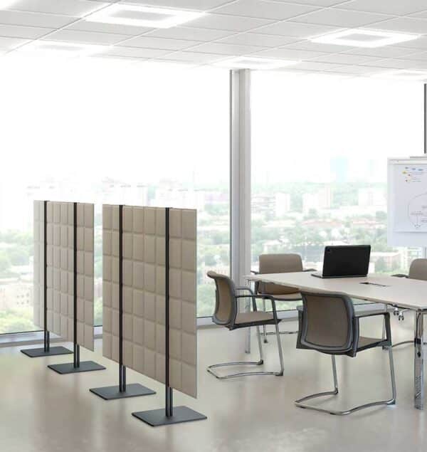 Tetrix / Panneau de séparation acoustique sur pied Cuf Milano (ref. 28211i)
