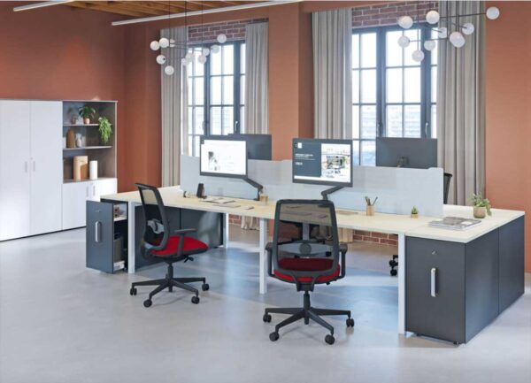 Optim Harmony / Bureau double Harmony mobilier (ref. 44991i)